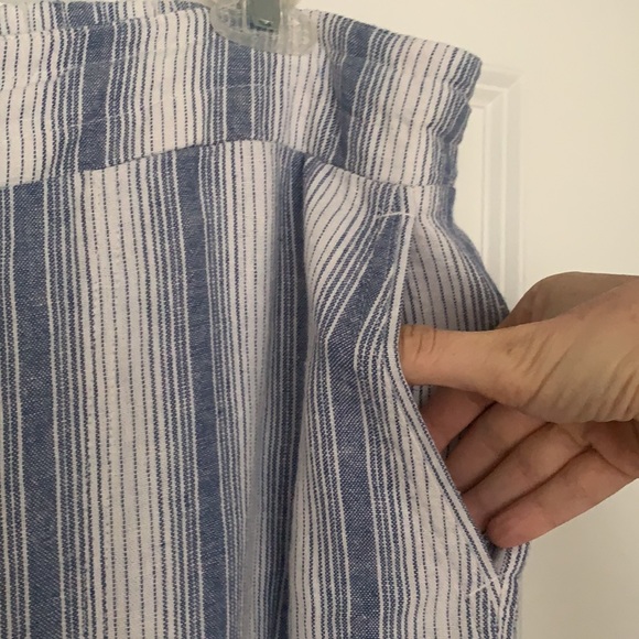 Linen Drawstring Pants - Picture 4 of 7